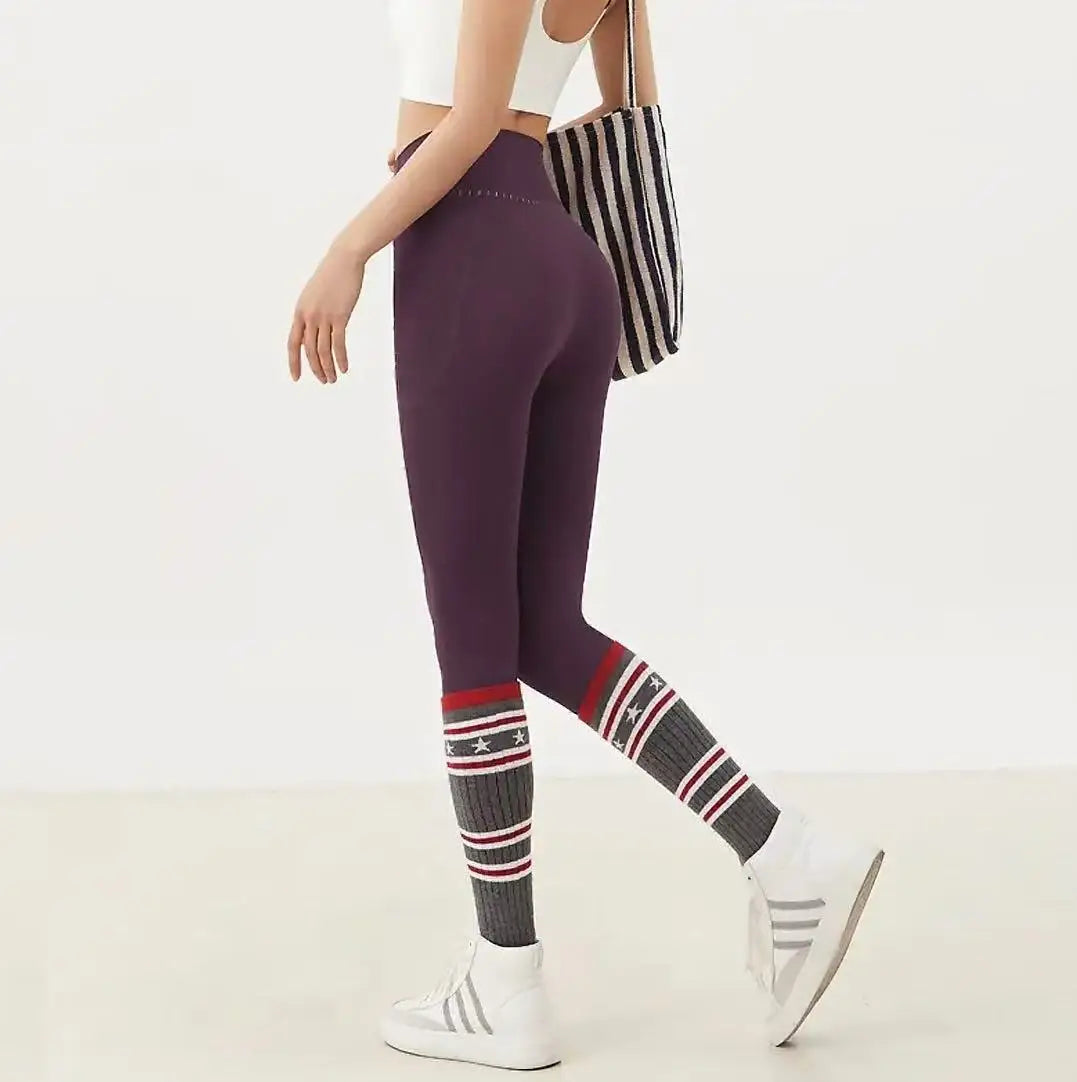 Women's Workout Leggings with Pockets, High Waist Yoga Pants for Running & Cycling, Tummy Control Fitness Tights