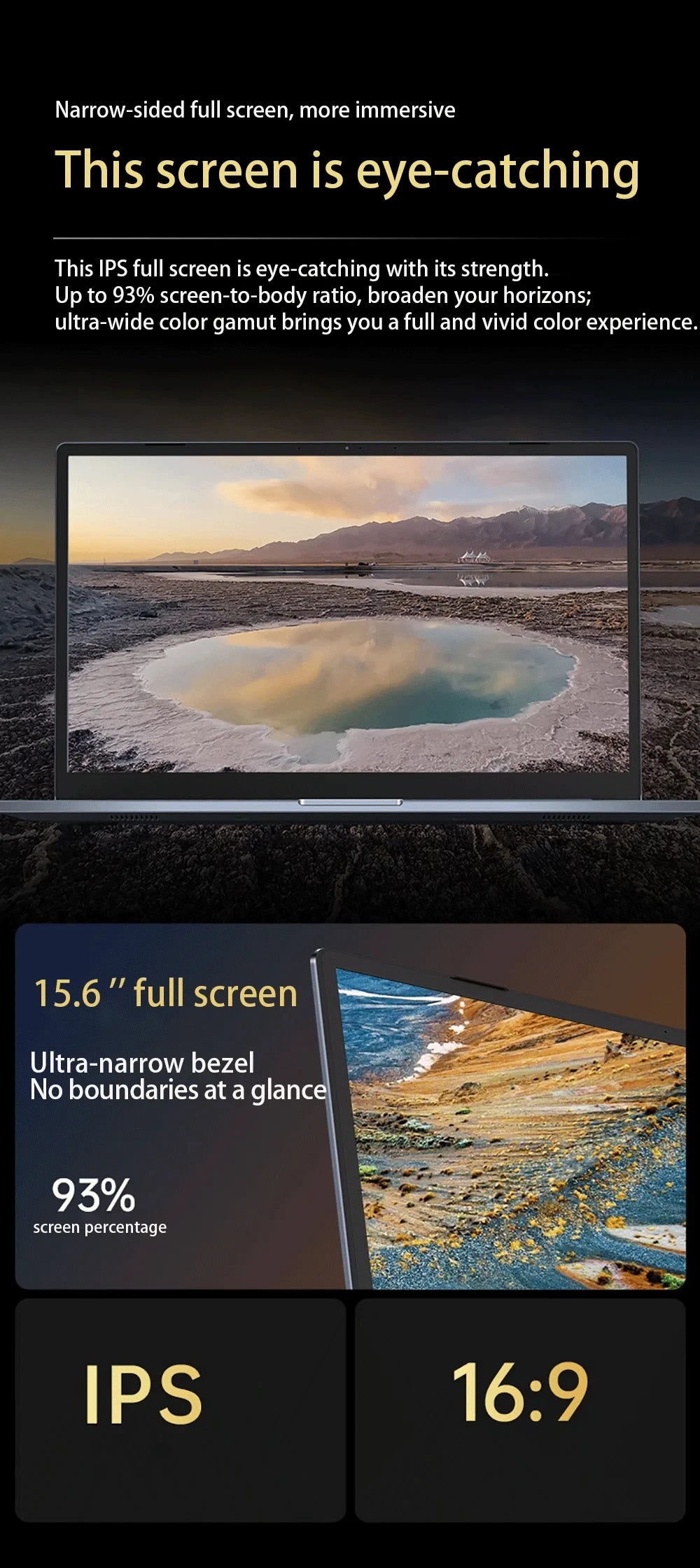 NEW S3 Computer 15.6 Inch Intel Core i7-8750H Por Laptop 2*DDR4 2*M.2 64GB 2TB SSD  Windows 11 Fingerprint Unlock 60Hz