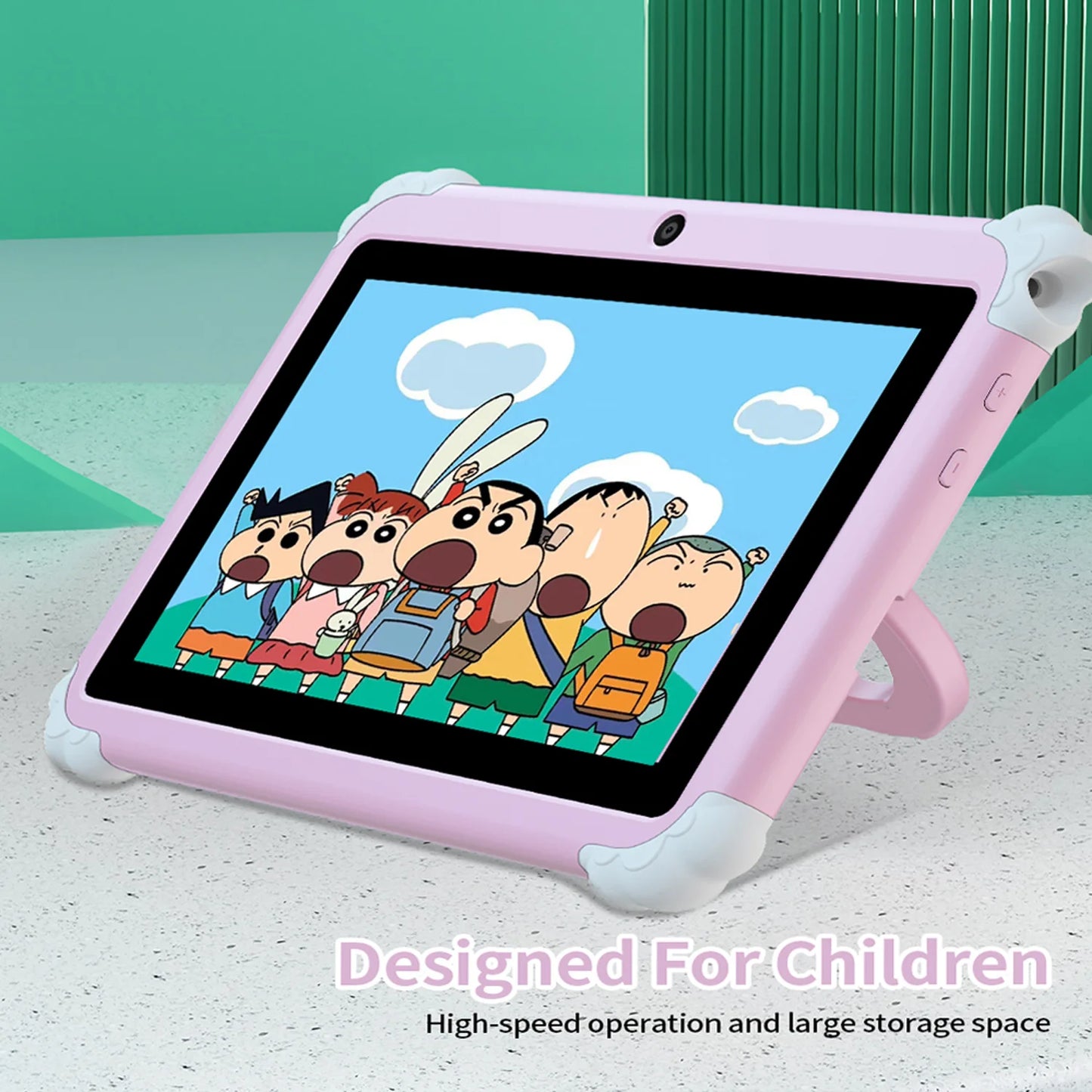 2025 New 7 Inch Cartoon Pattern Kids' tablet Quad Core 4GB+64GB ROM Android 13 Learning Education Games Tablets Children's Gifts