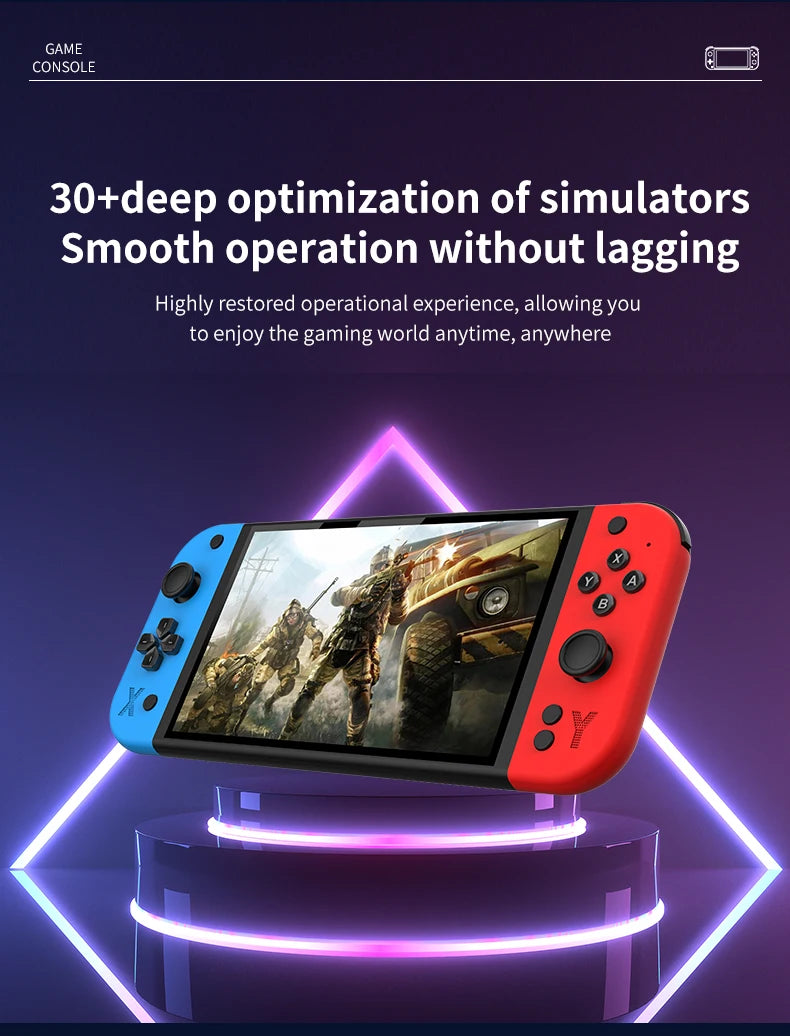 G90 retro arcade handheld console offers long battery life and a lightweight, portable design, and can be connected to a TV, mak