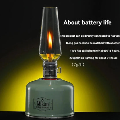 CAMPINGMOON T-1 Portable Outdoor Camping Light Gas Lighting Camping Lamp Tent Lamps camping gas lanterns