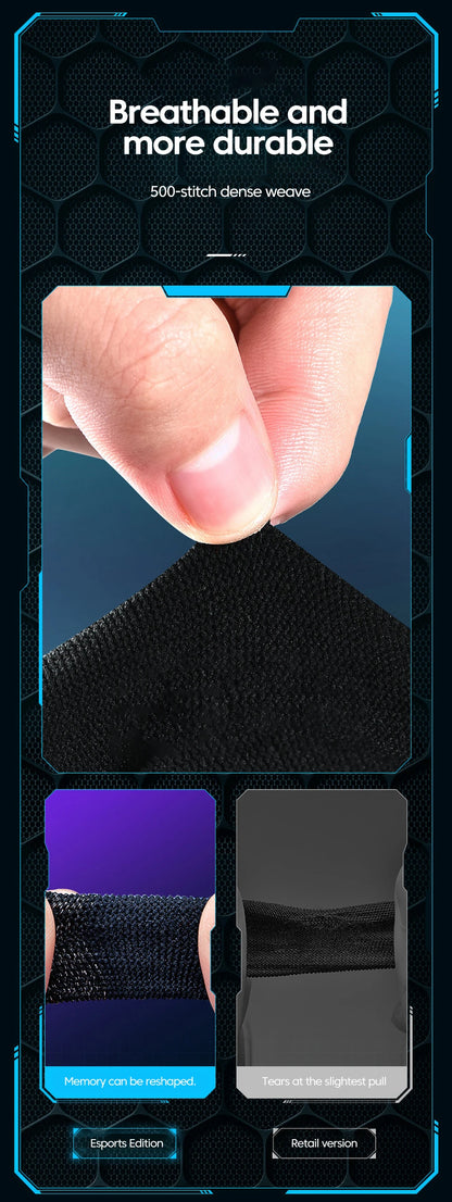 2/5 Fingers Gaming Gloves Breathable For Gamer Non-scratch Mobile Gaming Touch Gloves Gaming Accessories Comfortable Sweat Proof