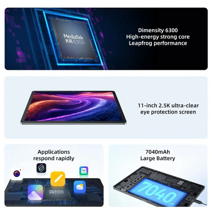 Original Lenovo Xiaoxin Pad 11 2025 Tab 128GB 256GB ROM MTK Dimensity 6300 11" 2.5K Screen 7040mAh WIFI Pads Tablet CN Version