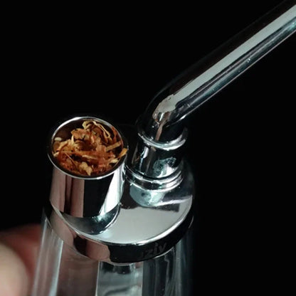 2022 New  Popular Bottle Water Pipe Portable Mini Hookah Shisha Tobacco Smoking Pipes Gift of Health Metal Tube Filter smoke