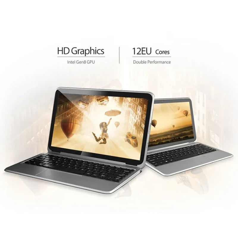 11.6" Tablet PC Flexx 11A 2GB DDR+64GB With Docking Keyboard  Windows 10 x5-8300 CPU 1366*768 IPS Dual Cameras HDMI-Compatible