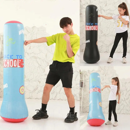 Inflatable Punching Boxing Bag Fitness Training Boxing Sack PVC Sports Fight Column  Kids Boxing Fight Pressure Sandbag