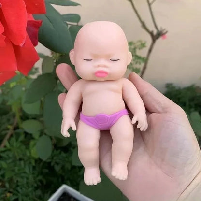 Decompression Black Doll Pinch Fun African Palm Small Doll Strange Interesting Funny Ugly Doll Ventilatory Toy Children's Toys