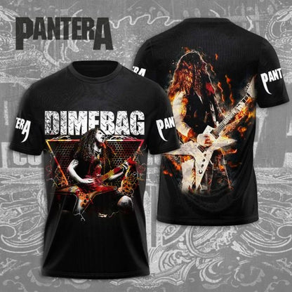Popular Heavy Metal Rock Band Pantera 3D Print Men Women T-shirt O-neck Short Sleeve Hip Hop Top Casual Streetwear Kids Tees
