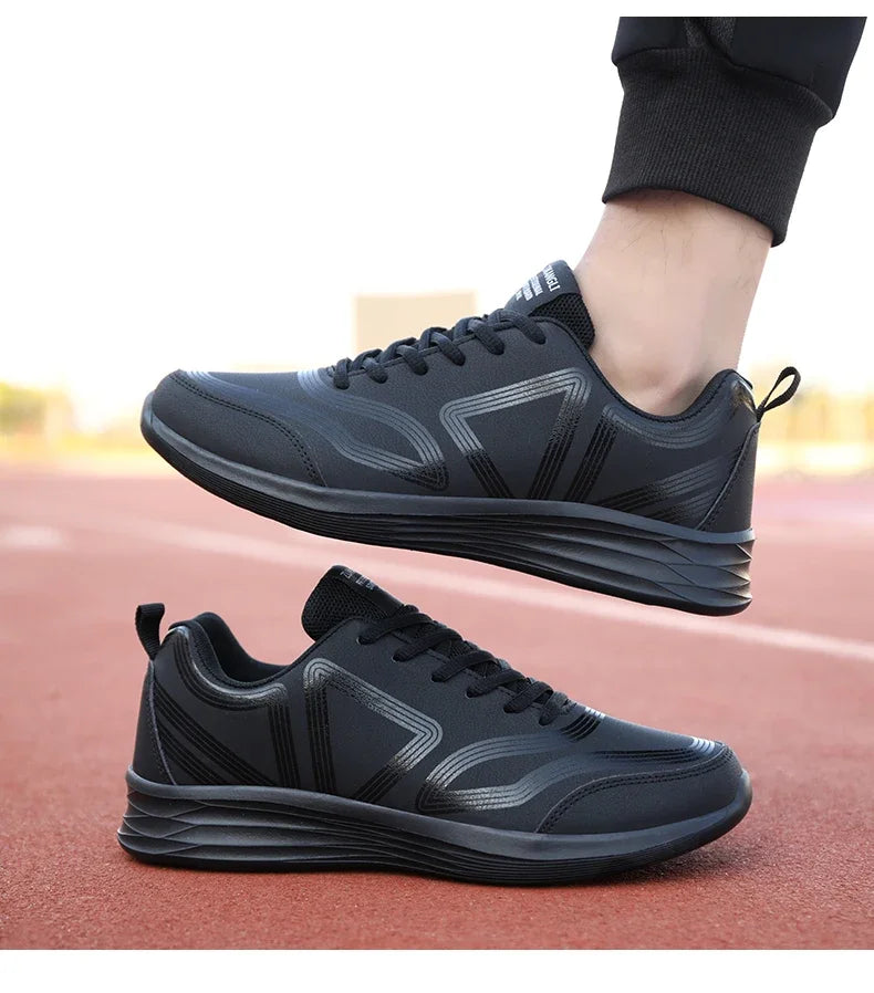 Black Sneakers Comfortable Sports Running Shoes For Men Tenis Masculinos Autumn Lightweight Casual Shoe Zapatillas Hombre