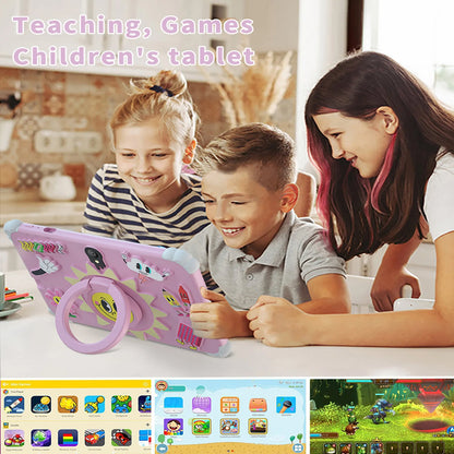 2025 New 7 Inch Cartoon Pattern Kids' tablet Quad Core 4GB+64GB ROM Android 13 Learning Education Games Tablets Children's Gifts