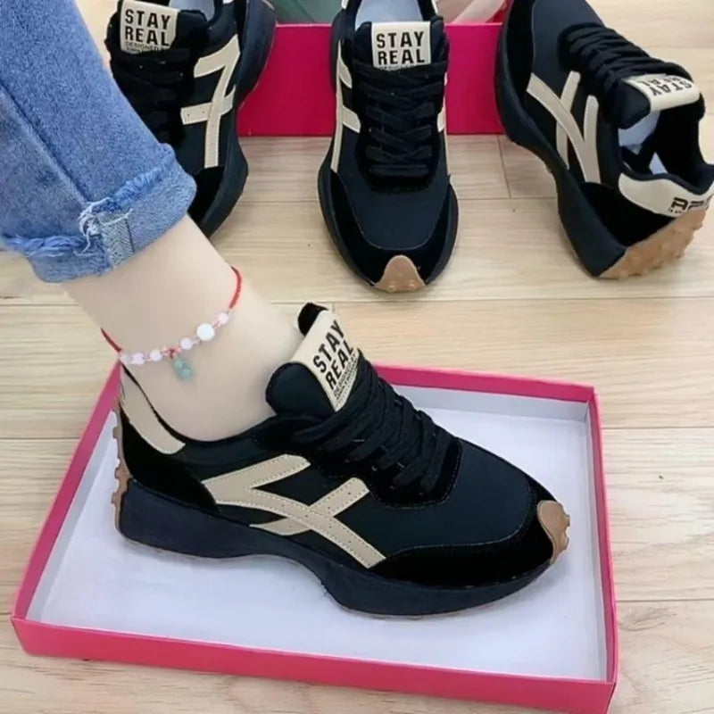 Sneakers Leather Platform Shoes New Fashion Women Leisure Light Anti-slip Green Running Luxury Shoe Fashion Designer Women Shoes