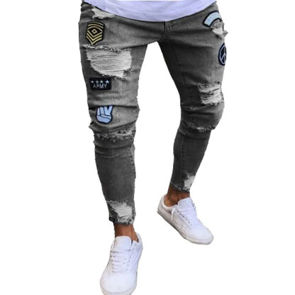 Stretch Slim Baggy Jeans