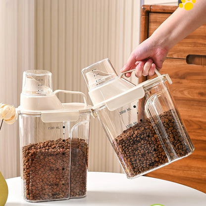 Thickened Dog Food Storage Bucket Pet Food Grain Storage Tank Kitchen Storage Rice Box Cat Food Grain Sealed Jar 2L/2.5L/3L