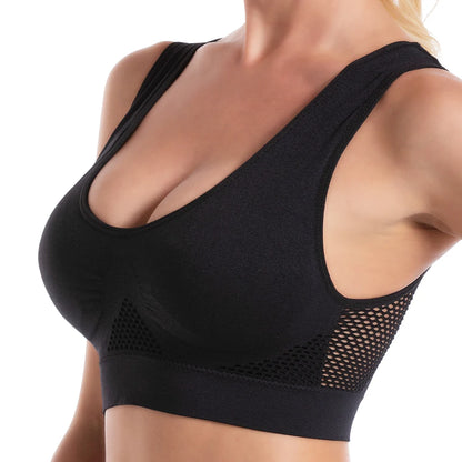 Plus Size Seamless Backless Push Up Bra
