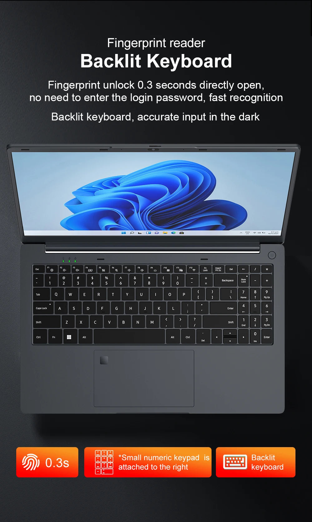 Ninkear A15 Air Laptop AMD Ryzen™ 3 3200U 16GB DDR4+512GB SSD 15.6 Inch FHD IPS Screen 180° Opening and Closing Office Notebook