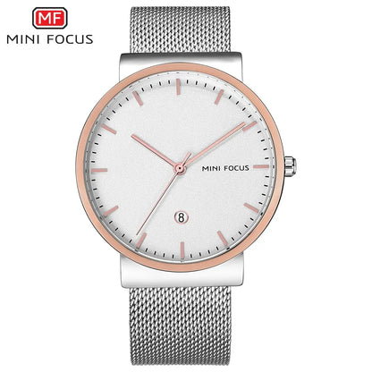 New Fashion Watch For Men High Quality Luxury Stainless Steel Waterproof Classic Quartz Wristwatches Male Big Face Clock