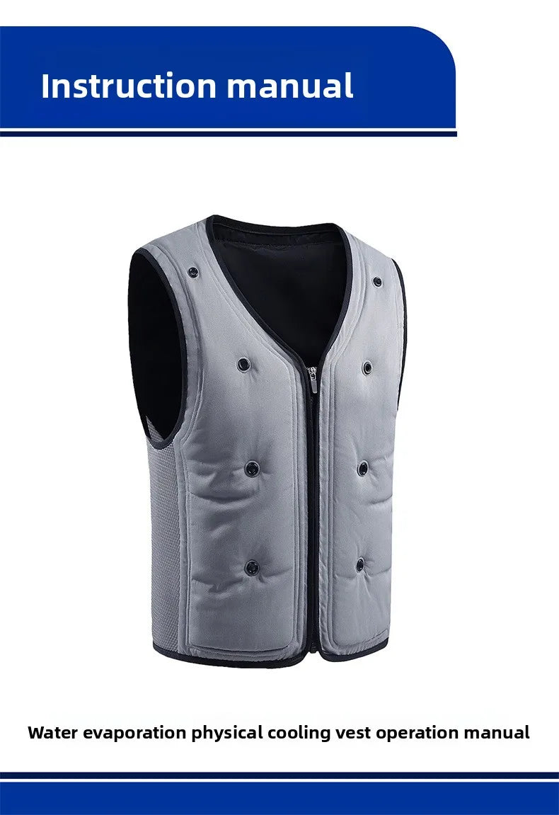 Premium Cooling Jacket with Custom Logo AirConditioned Vest for Couples Ideal Outdoor Workwear & Protection Gear