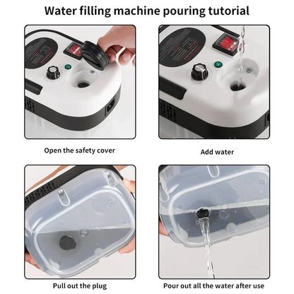 Steam Cleaner High Temperature Pressure Washer with Remote control Steam Cleaning Machine For Home Kitchen Hood Car 2500W
