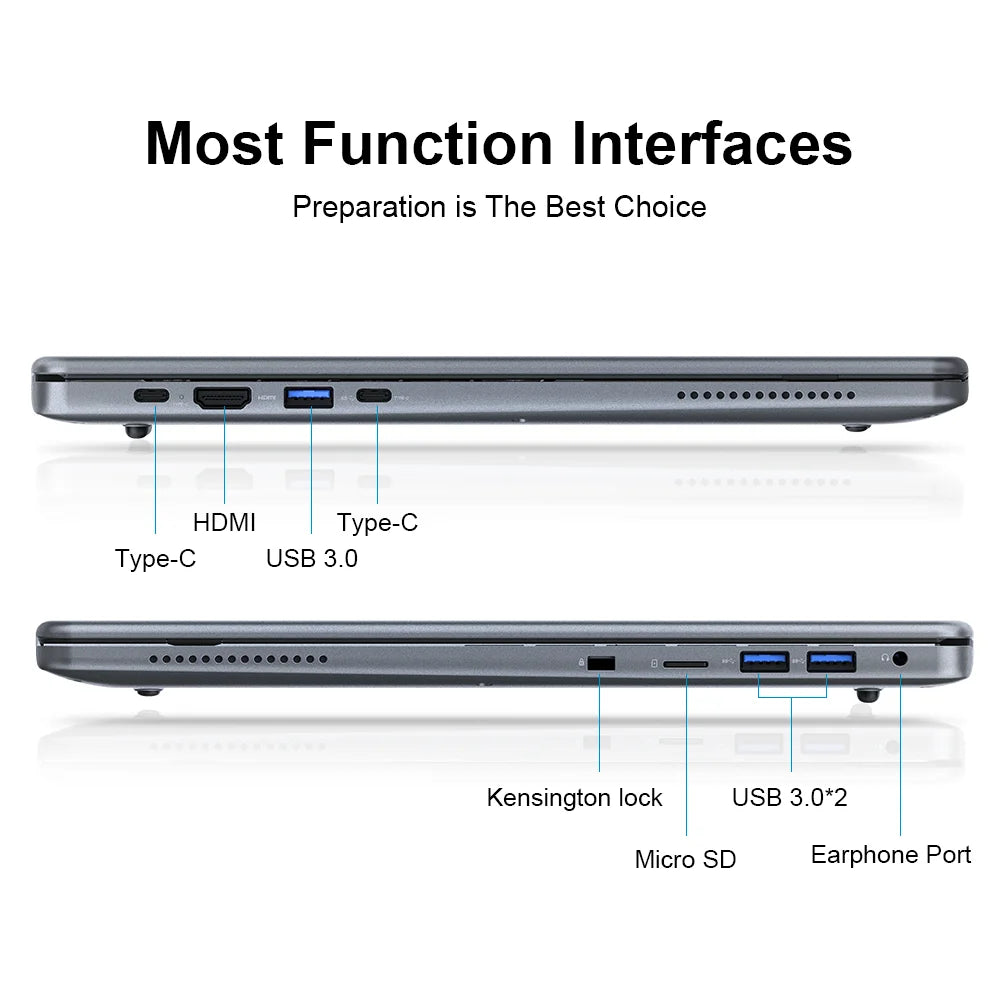 Ninkear A15 Pro Laptop AMD Ryzen 5,16 inch 120Hz 2560*1600 Display Screen 16GB 1TB Fingerprint Unlock Notebook Computer