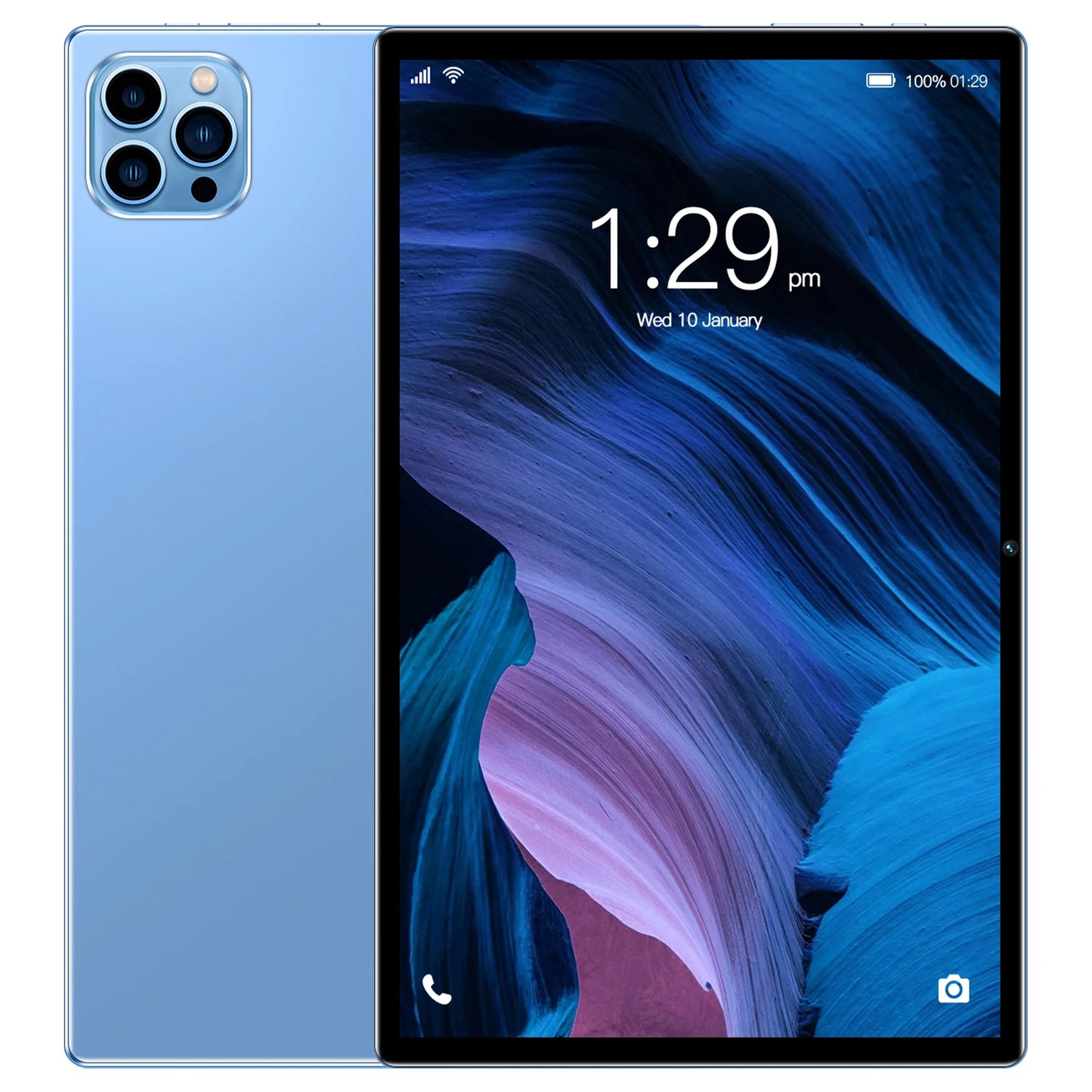 New Android 10.1 Inch Tablet Pc Octa Core 4GB RAM 64GB ROM WiFi Bluetooth Dual SIM 3G Phone Call Tablets 6000mAh Android 13.0