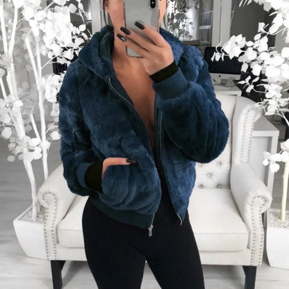Casual Solid Long Sleeve Women's Hoodie