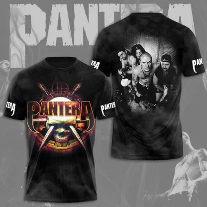 Popular Heavy Metal Rock Band Pantera 3D Print Men Women T-shirt O-neck Short Sleeve Hip Hop Top Casual Streetwear Kids Tees