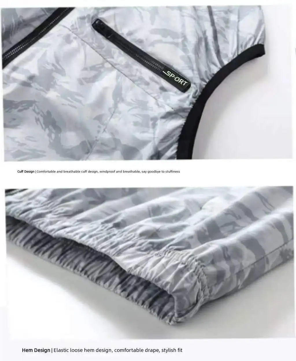 Cool summer smart cooling fan clothing, suitable for outdoor sports, fishing, high-temperature work, and convenient for nighttim