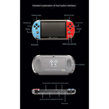 Portable Mini Retro Arcade Handheld Console