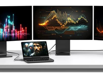 New 2025 version! GPD Pocket 4 8.8-inch AMD Ryzen AI 9 HX 370/8840U 64GB RAM 2TB NVMe Mini Laptop Computer for business