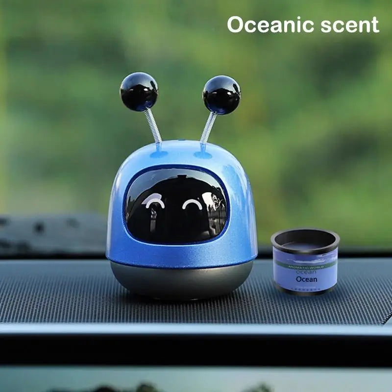 Car Air Freshener Auto Creative Anime Shaking Robot Air Vent Decoration Center Console Outlet Aromatherapy Automotive Interior