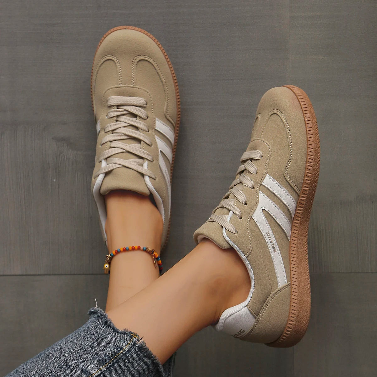 Women Sneakers 2025 Spring New Luxury Flat Loafers Comfortable Slip on Soft Female Sneakers Lightweight Outdoor Shoes for Women