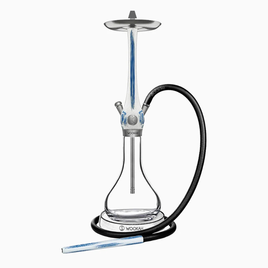 Wookah Hookah Shisha Set High Quality Wooden Large Hookah with Glass Bottle Single Pipe