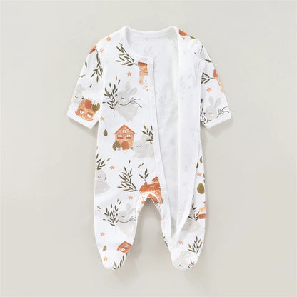 Newborn Unisex Romper Bodysuit – Soft Cotton, 0-9 Months