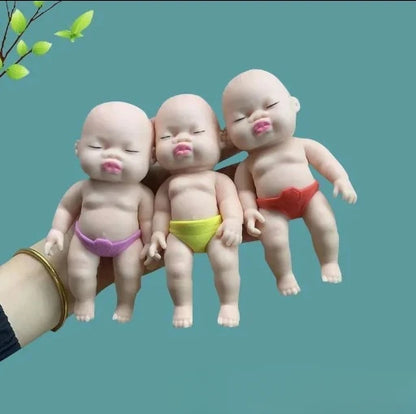 Decompression Black Doll Pinch Fun African Palm Small Doll Strange Interesting Funny Ugly Doll Ventilatory Toy Children's Toys