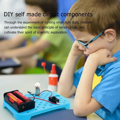 Physical Science Experiments DIY Circuit Kit Excellent ABS and Electronic Components Children Educational Manual Toys