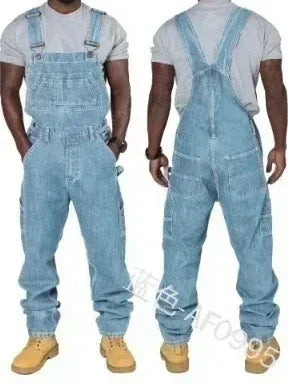 Plus Size Overall Denim Jeans