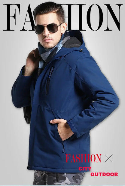 Smart Heated Jacket Waterproof Men 3 Areas Heated Vest For Women Winter Outdoor Sports Coat Warm Heating Coat Motorcycle Jacket
