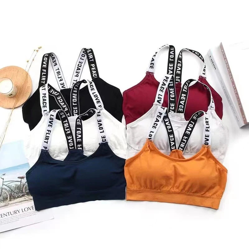 Sexy Push Up Padded Gym Vest Sports Bra