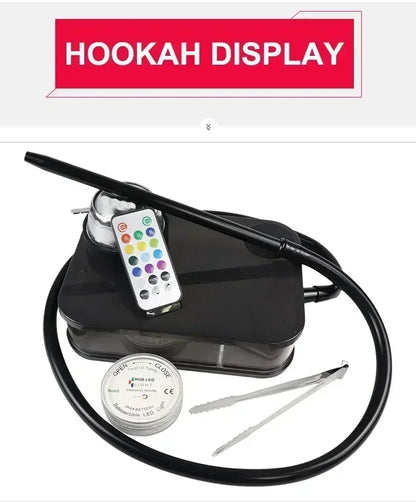 M-Smoking Hookah LED Light Nargile Cachimba Water Pipe Chicha Hookah Kit Accessories For Smoking Кальян Acrylic Shisha
