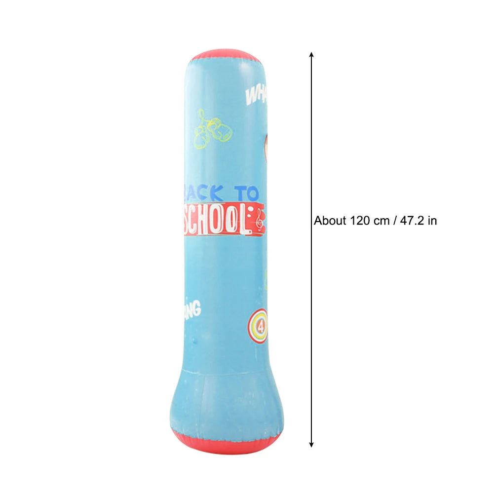 Inflatable Punching Boxing Bag Fitness Training Boxing Sack PVC Sports Fight Column  Kids Boxing Fight Pressure Sandbag