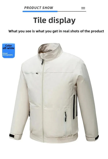 Summer Smart Air Conditioned Jacket Men's Workwear Uniform Fan Clothing Outdoor Heatstroke Prevention Labor Protection Clothes