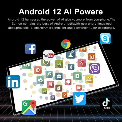 Global Version 14 Inch 1920x1080 IPS Big Screen Tablet PC 5+13MP Camera 12+256GB Deca-Core планшет 2 IN 1 Tablets Android Laptop
