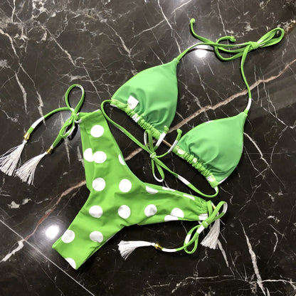 Women's Printed Bikini Beach Holiday Trio