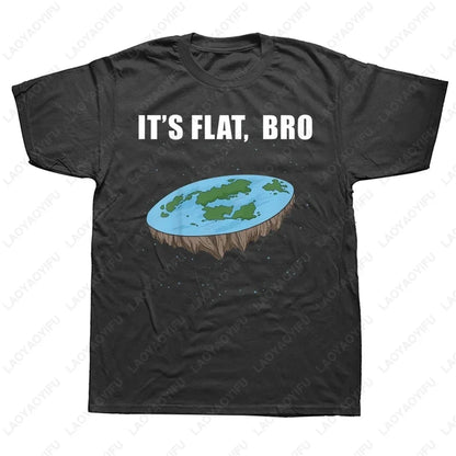Funny Flat Earth Astronaut Well That Sucks T-Shirt Retro Male T Shirts Summer Breathable Outdoors Woman Man Graphic T Shirts