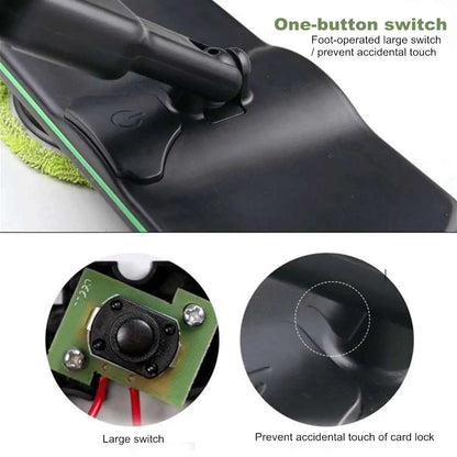 Handheld Wireless Electric Mop Floor Washer Electric Mop Wireless Rotating Rechargeable Floor Wiper Cordless  Sweeping