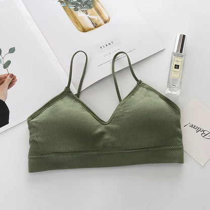 Solid Color Breathable Gym Sports Bra