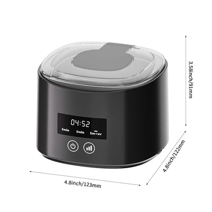USB Electric Ultrasonic Cleaner for Dental Care Multi-Function Denture & Braces Cleaning Box Invisible Retainer Care Machine