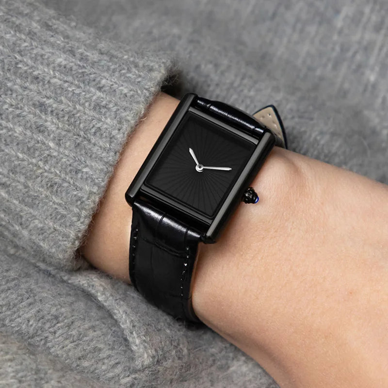 New Elegant Watches for Women and Men Fashion Leather Strap Waterproof Quartz Wristwatches Couple's Watches Gifts Drop Shipping