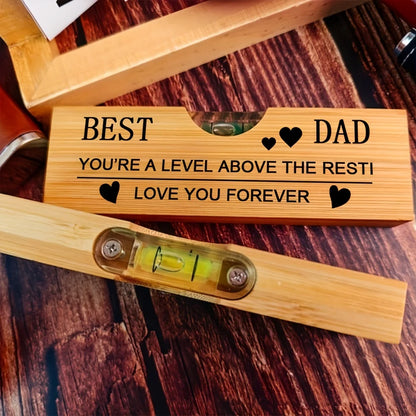 Father's Love Wooden Bottle Opener - Practical Creative Durable Gift for Father's Day Birthday Camping Outdoor Essential