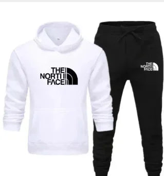 Two-piece fitness sets for autumn and winter, casual sportswear for men and women, and fashionable hooded sweatshirts